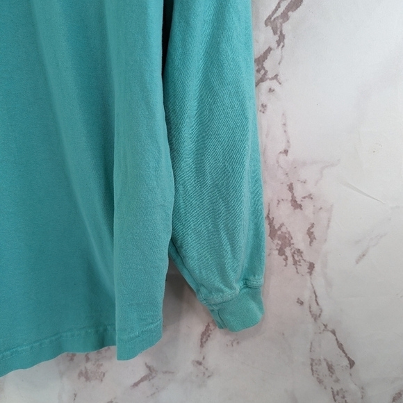 Disneyland Resort Shirt Mens Small Blue Spirit Jersey Spellout Long Football - Picture 4 of 12